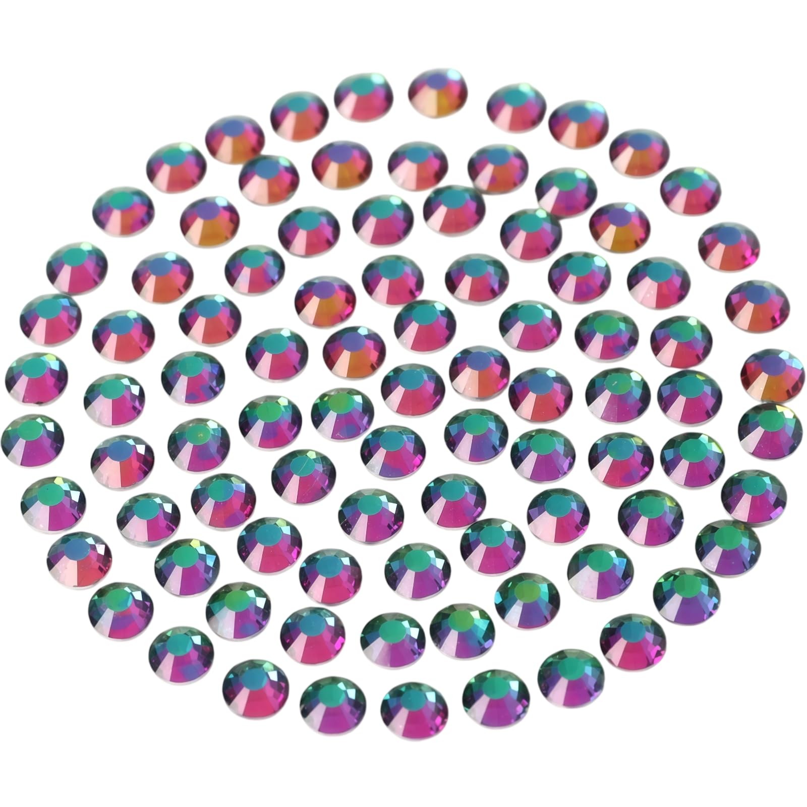 Diamonland Flatback Glass Crystal Rhinestones Rounds Gems for Bedazzling Nail…
