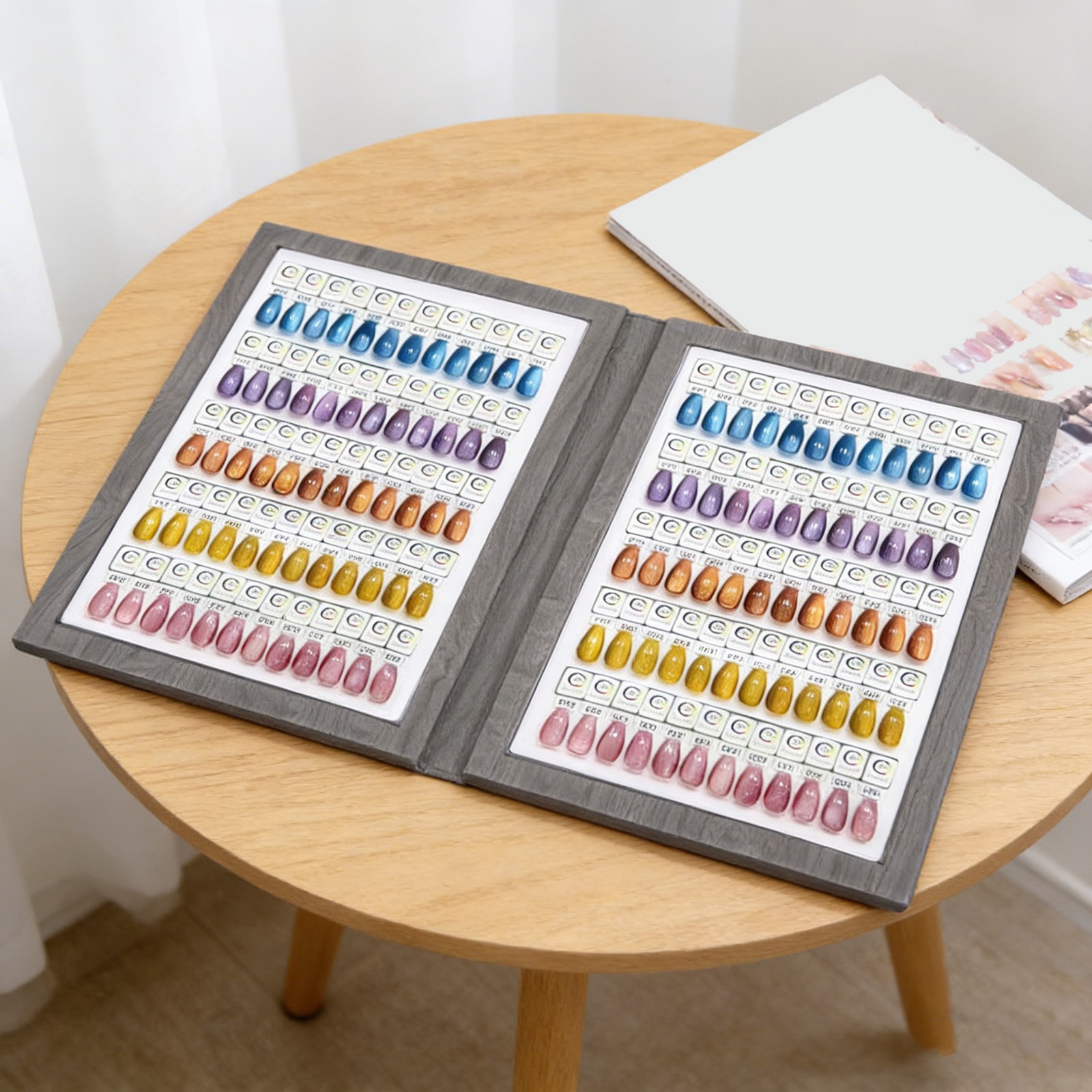 Magnetic Nail Swatches Book For Nail Technicians And DIY Users Easy To Use