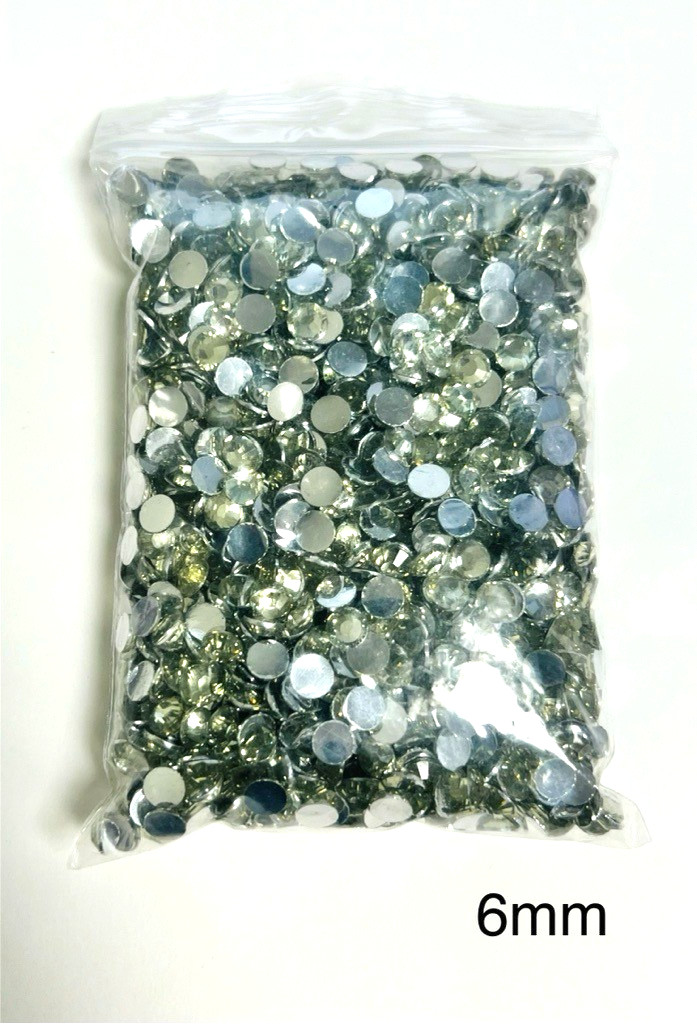 Pale Yellow Crystal Rhinestones Flat Back Round Jewelry Crafting Gems Multipack