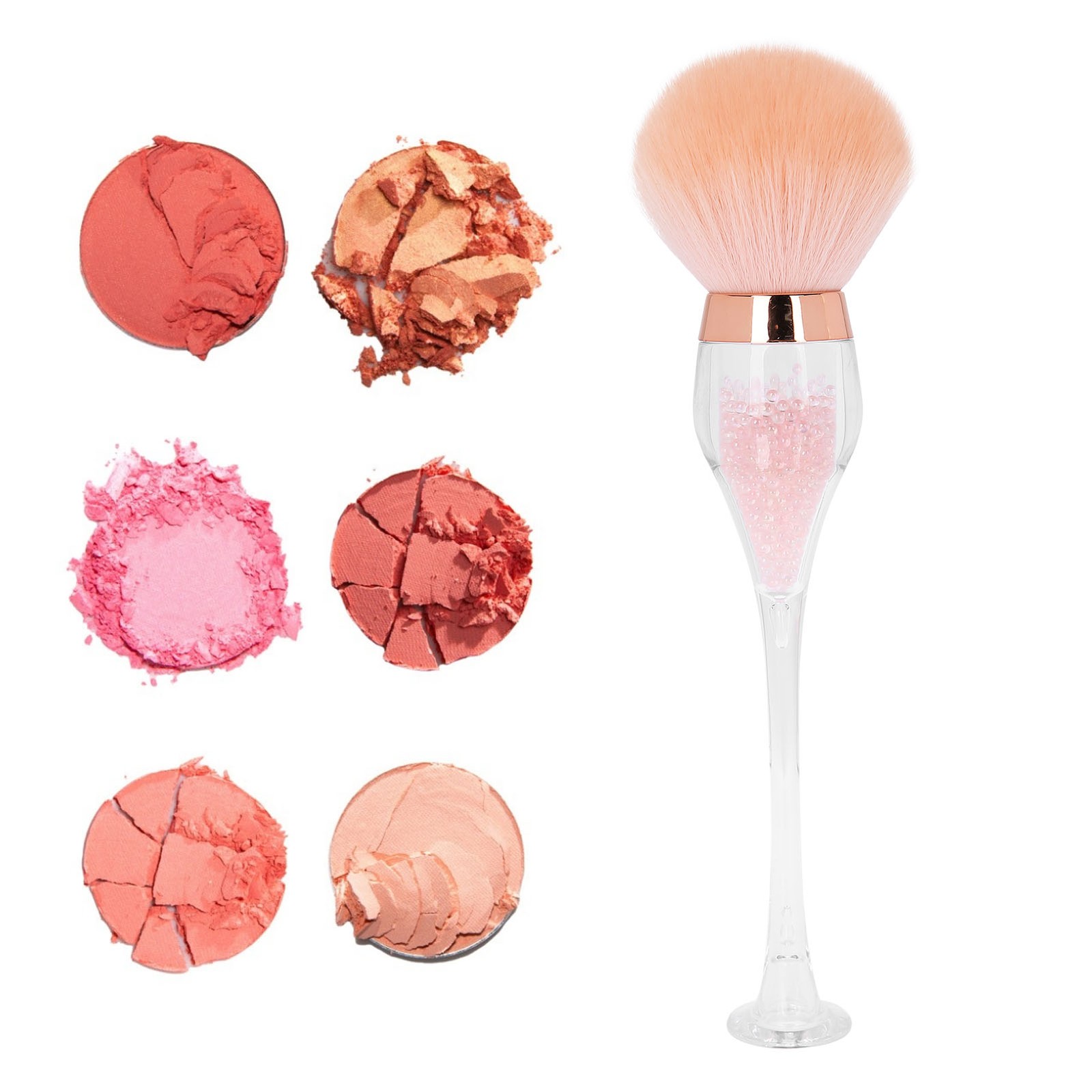 Loose Powder Brush Large Fluffy For Beauty And Makeup Professionals 14.5cm