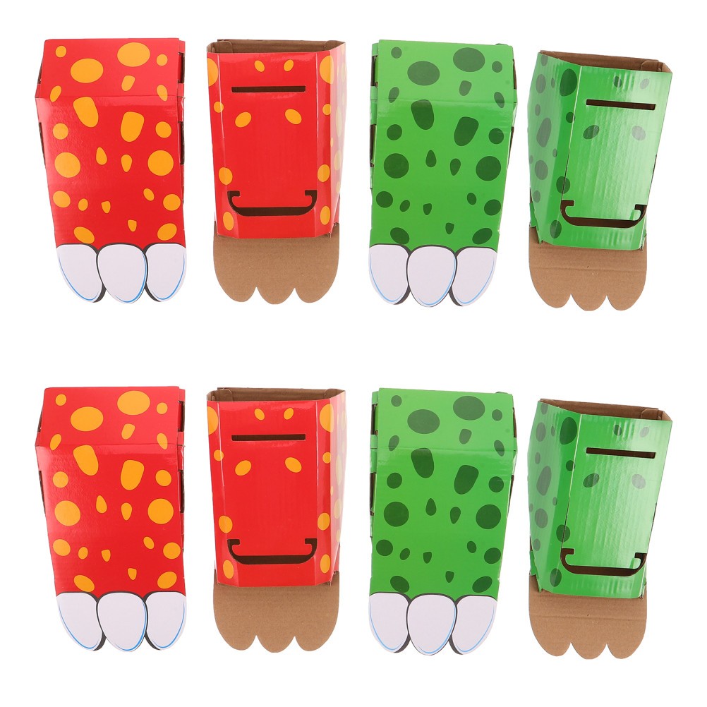 4 Pairs Claws Gloves Children’s Wearable Cardboard Toys for Kids