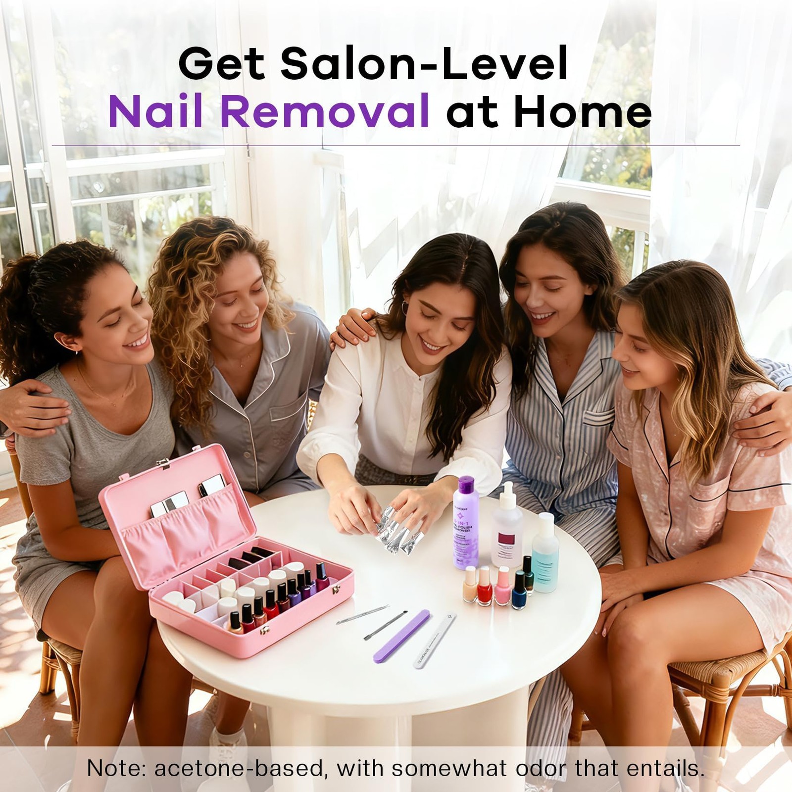 Glamonade Acetone Nail Polish Remover: 16oz Professional 16 Fl Oz (Pack of 1)