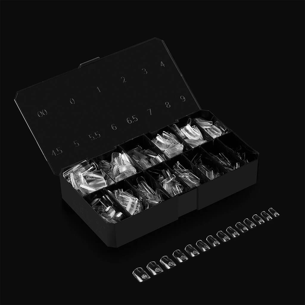 Gel X Natural Sqaure X-Short (Box of 600 Tips)