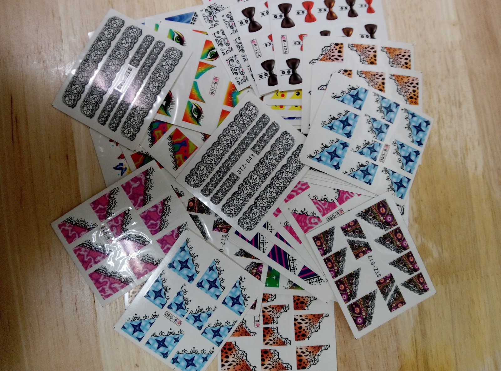 50 Sheets Of Nail Art Stickers