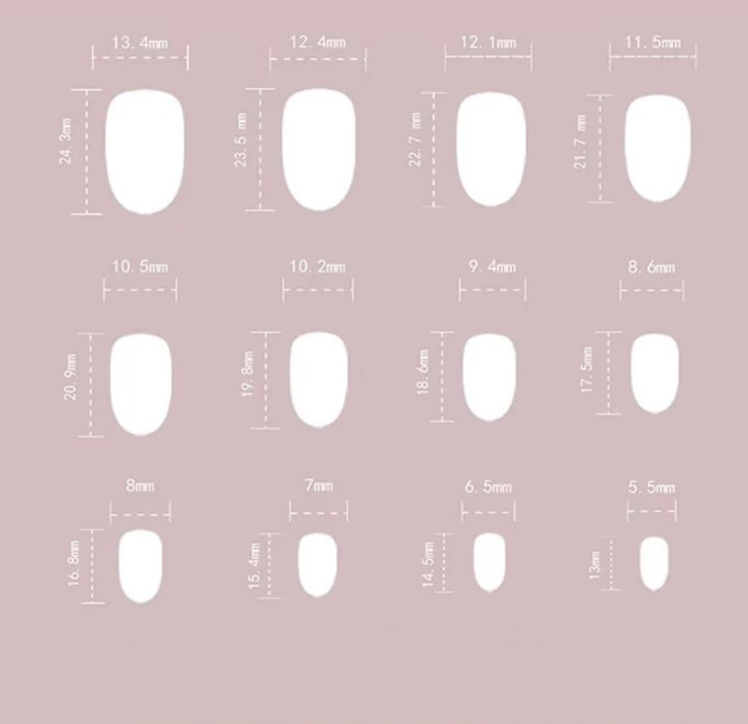 24pcs Pink Ombre Gradient Press-on Nails French Minimalist Style Short Oval Nail