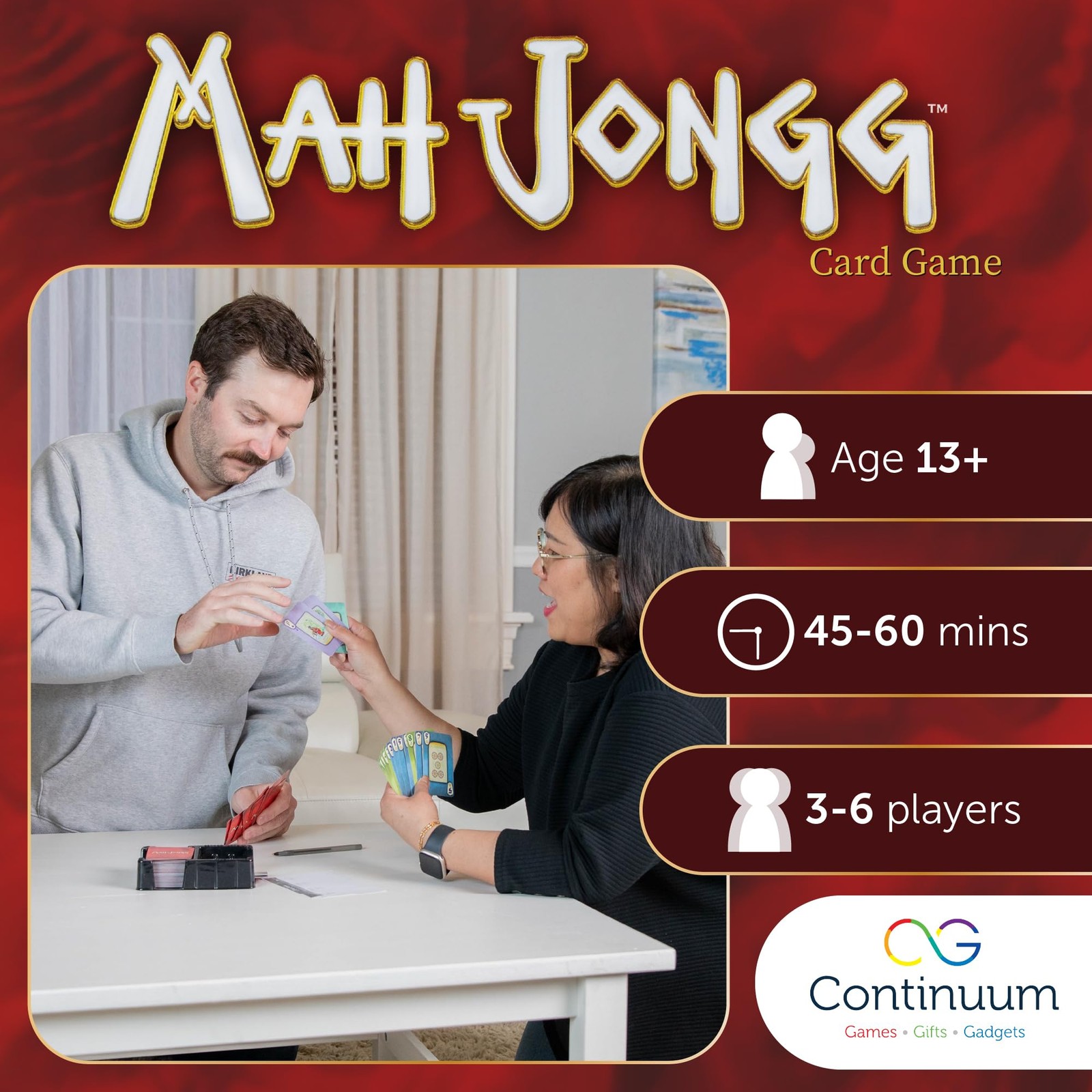 Continuum Games Mah 4.75 inches (W) x 6.25 (L) x 2.6 (H), Multi