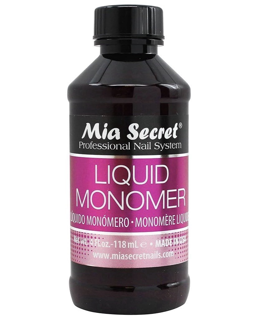 Mia Secret Professional Acrylic Nail System Liquid Monomer 4 Fl Oz