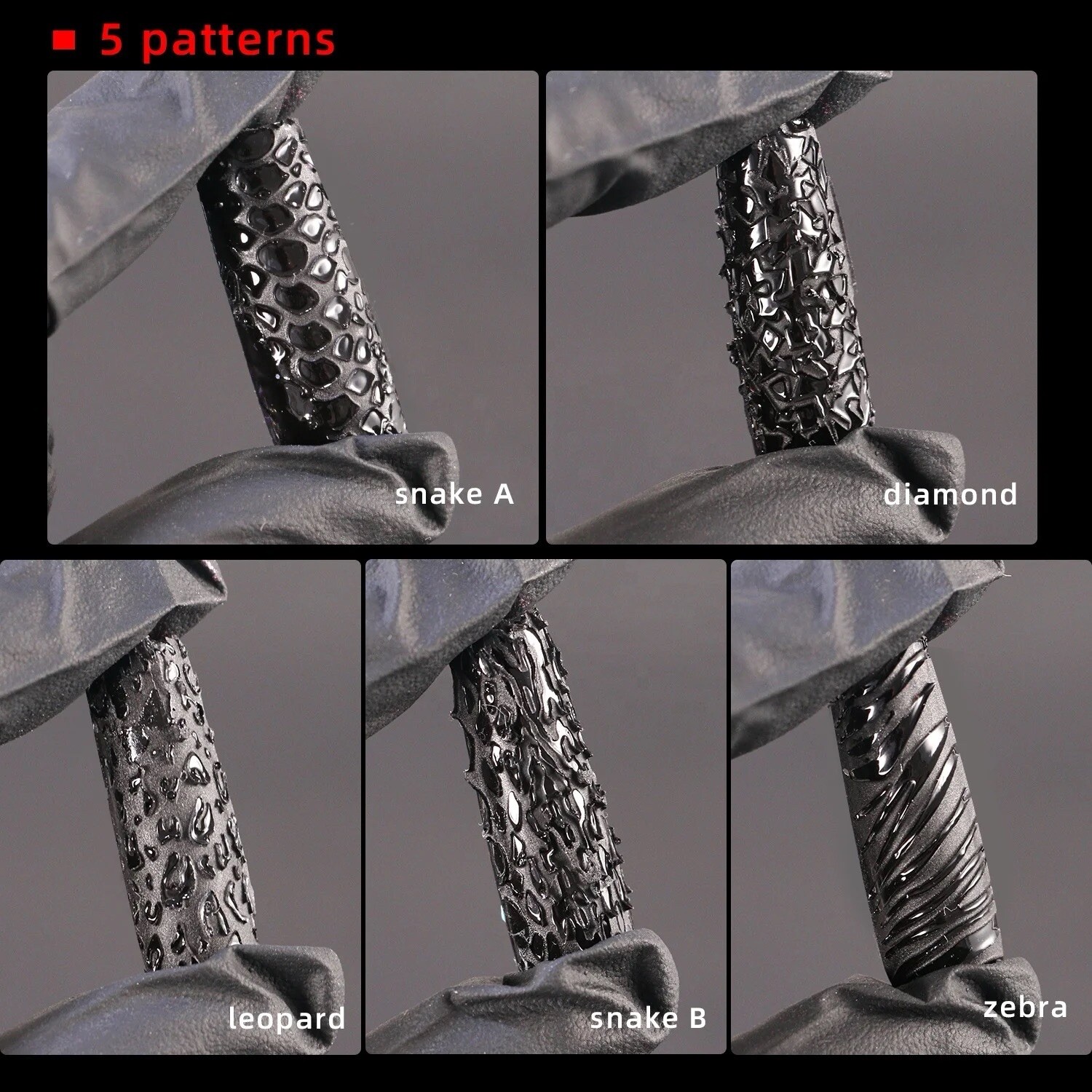 Moldes De Silicona Para Diseños 5 Estilos