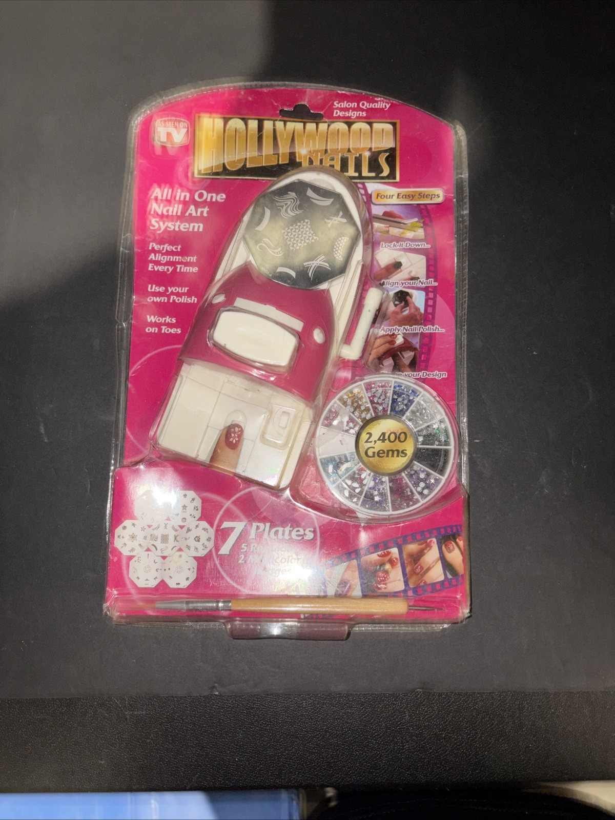 New Inventel Hollywood Nails All In One Nail Art System Kit As Seen On TV Tub21