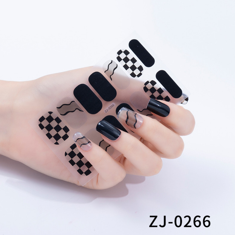 3D Nail Polish Wraps Full Size Stickers Fashion Nail Art Manicure Care NS30