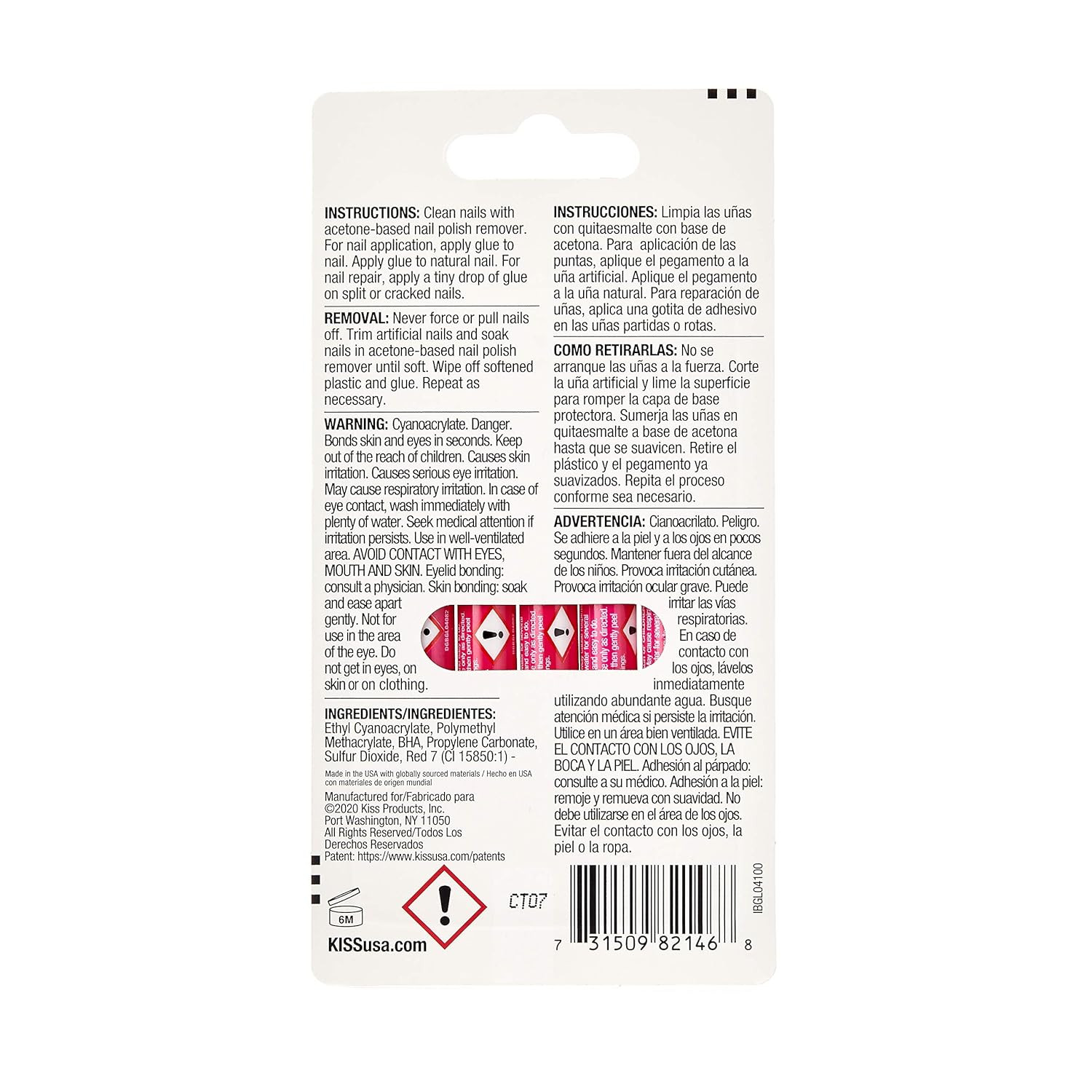 Pink Gel Nail Glue