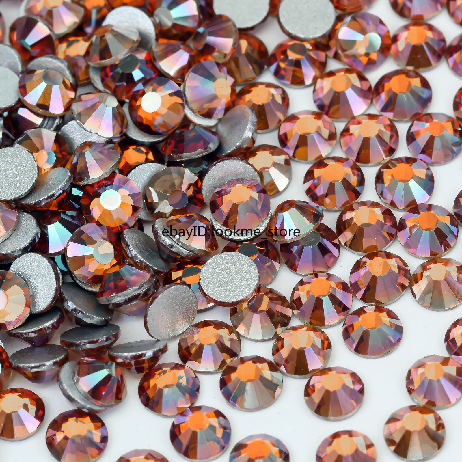 1440 Crystal Rhinestones Flatback Glass Beads for Crafts DIY Nail Art Decoration