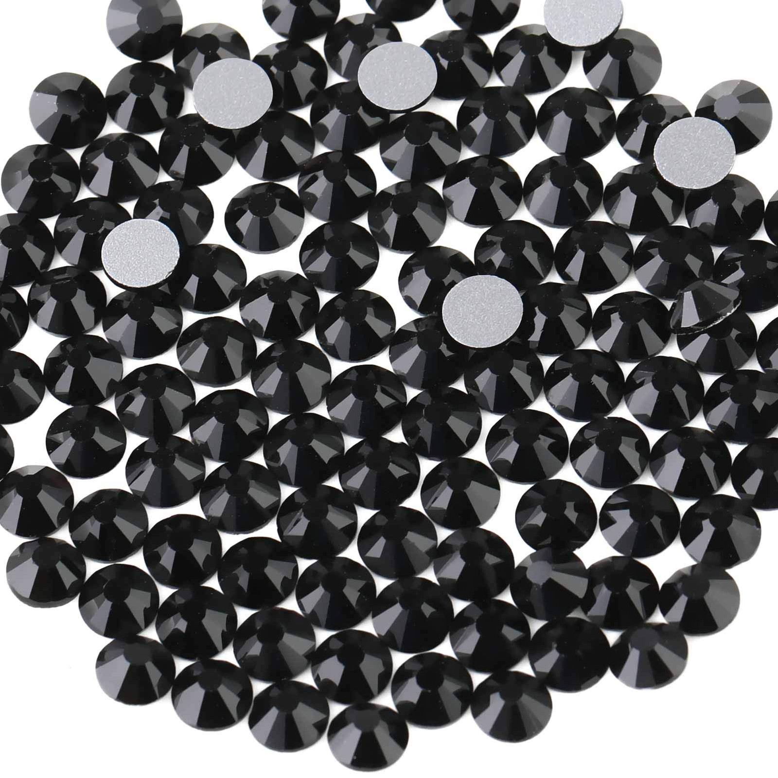 2880pcs Flat Back Crystal Rhinestones Round Gems for Nail Art and Craft Glue …