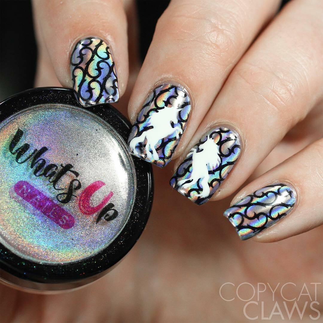Unicorn Stencils for Nails, Nail Stickers, Nail Art, Nail Vinyls