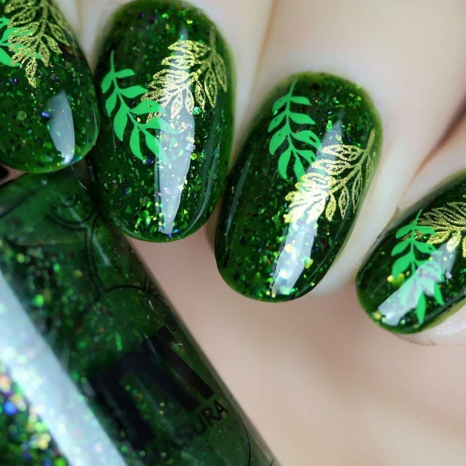 Nip it in the Bud Stamping Polish (Light Green), Nail Polish for Nail Art