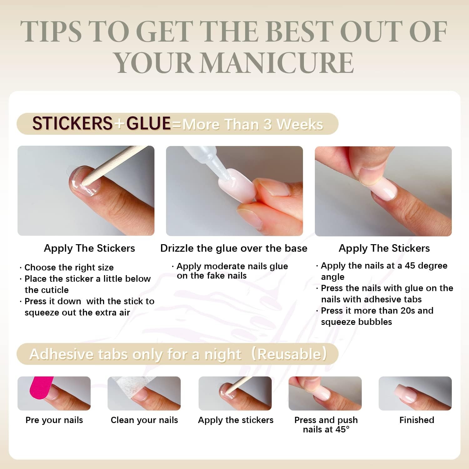 Glitter Ombre Pink Press on Nails Almond Shaped Nails Press ons, Medium Fake …