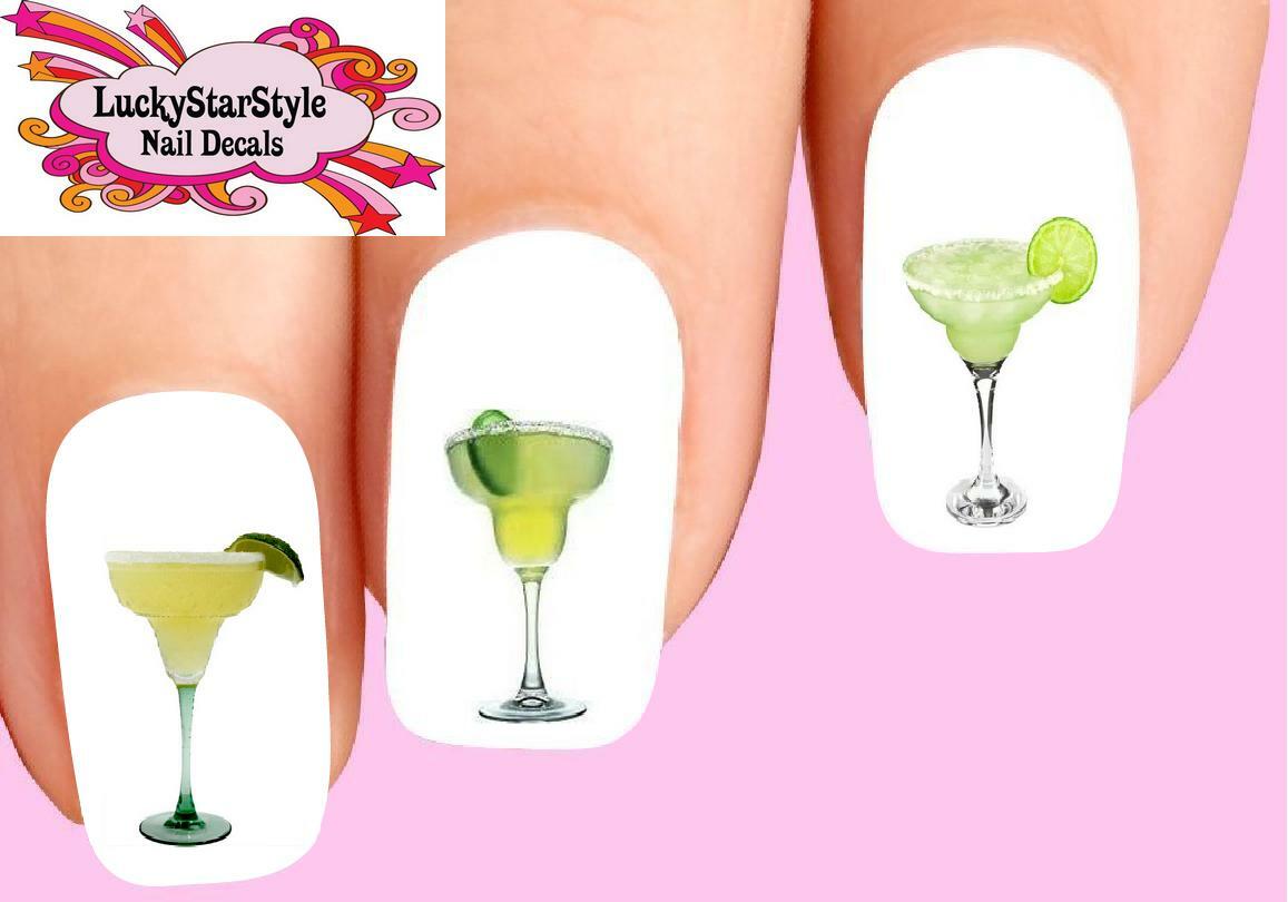 Waterslide Nail Decals Set of 20 – Margarita Assorted