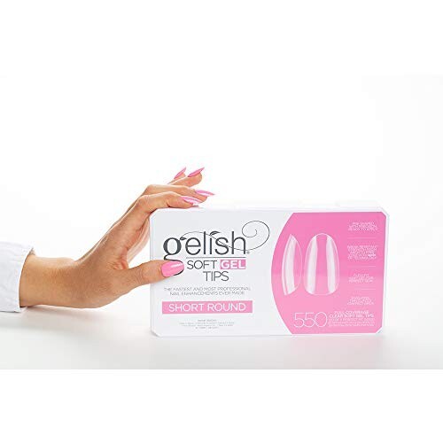 Harmony Gelish Soft Gel Tips – Short Round Box Of 550 Tips