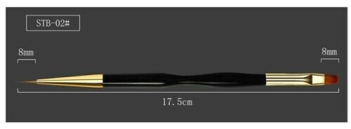 Builder Gel Liner Brush Nail Art UV Extension Tool #6 Size Painting High Quality