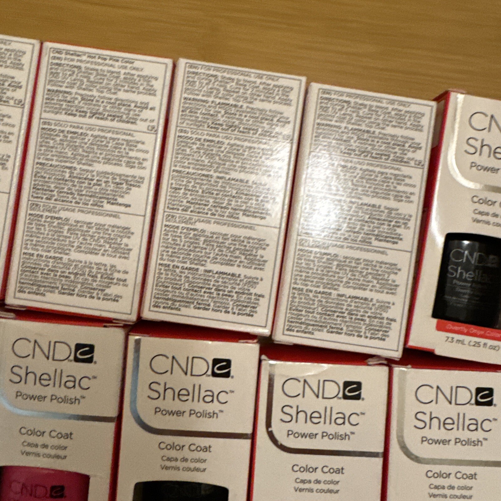 18 Bottles Lot New CND SHELLAC Power Polish UV Gel Nail Color Coat $400 Variety