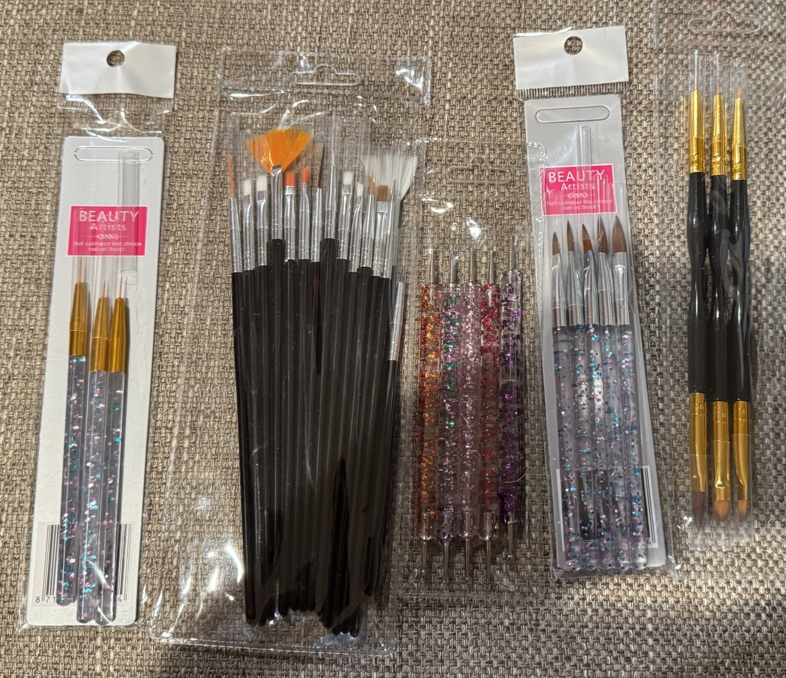 New Artdone Excelsior Nails Art Brushes Set