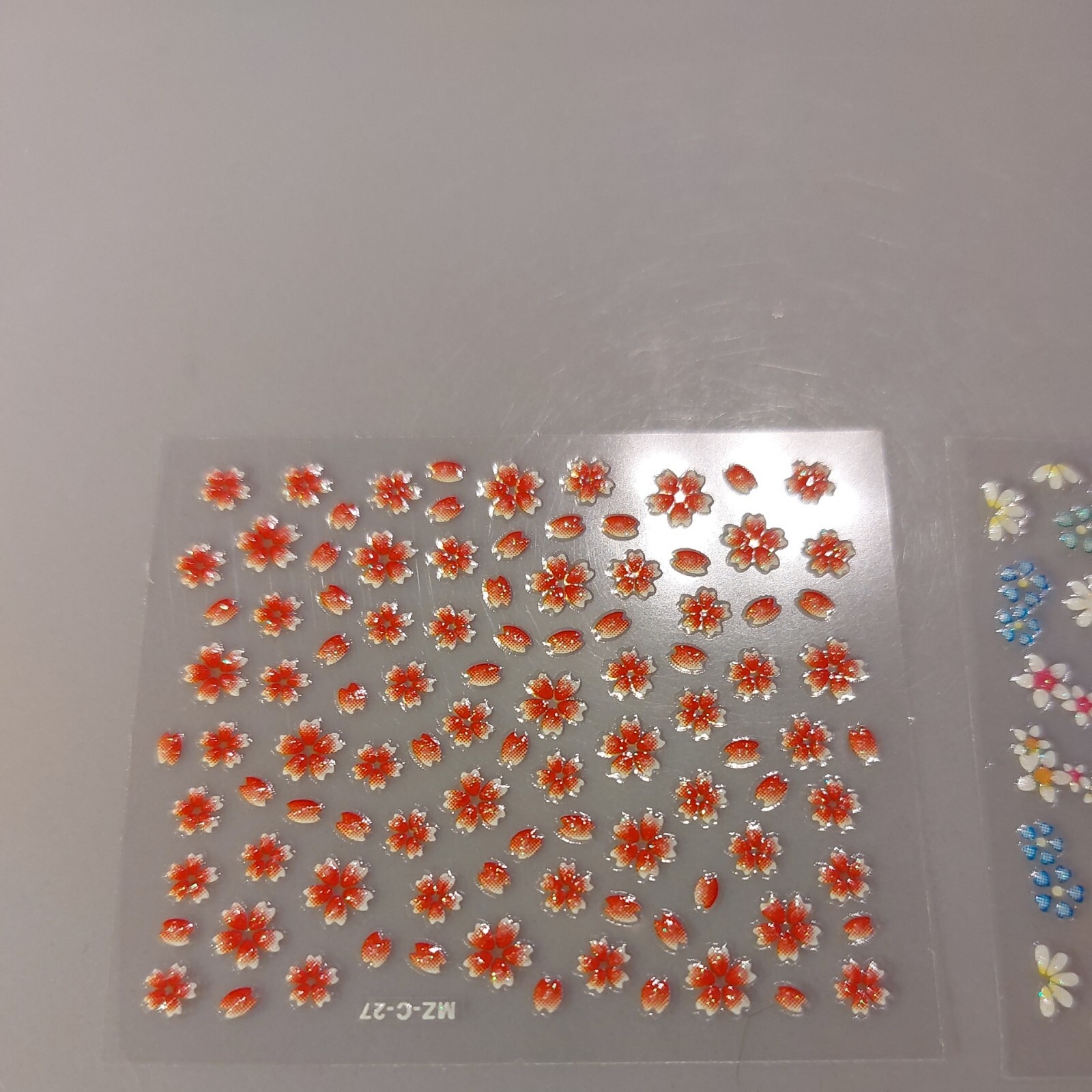 4 X Small Sheets Of Colour Nail Art Stickers (Dn378) New