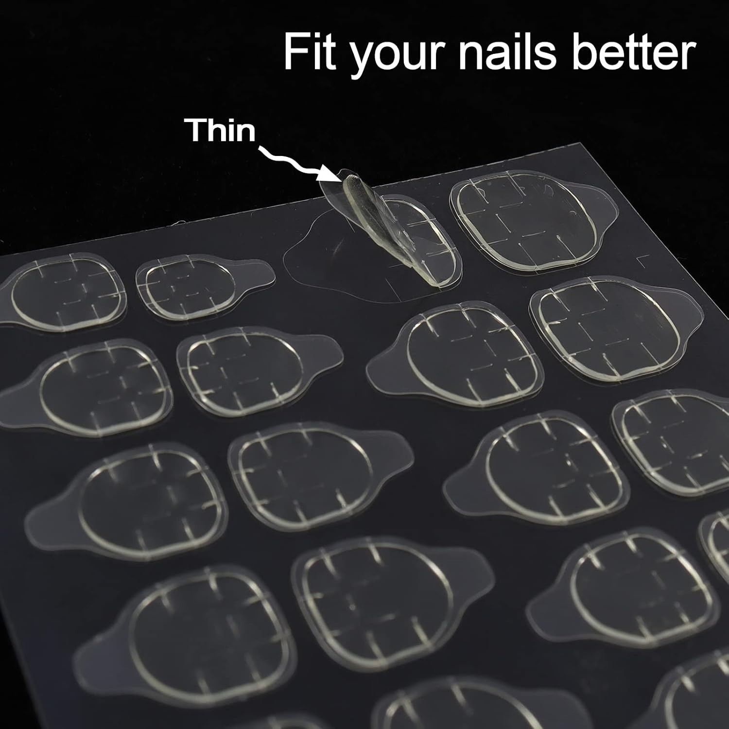 1200 Pcs Nail Glue Tabs – Breathable, Super Sticky, Double-Sided for Acrylic …