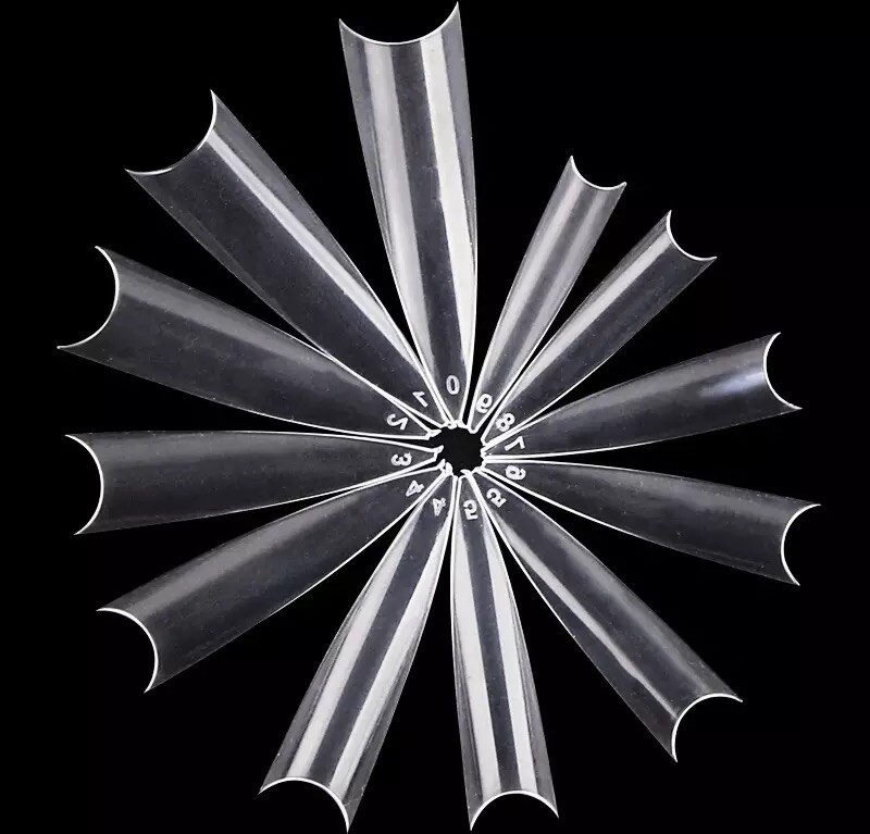 Instant Perfection Middle-Long Stiletto Nail Tips (600 pcs)