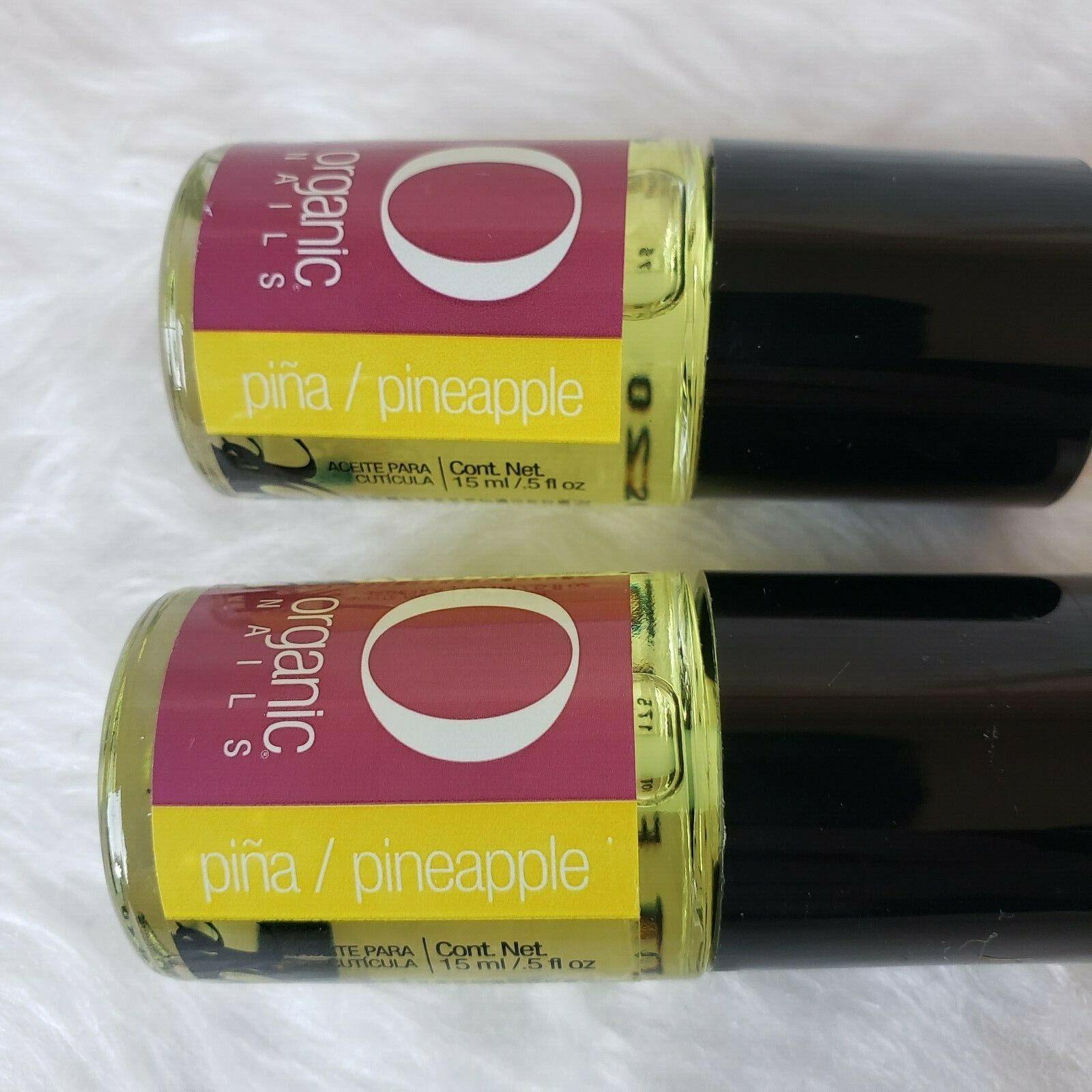 2 Pk Organic Nails Cuticle Oil Pineapple 15 ml c/u Aceite de Cutícula Piña