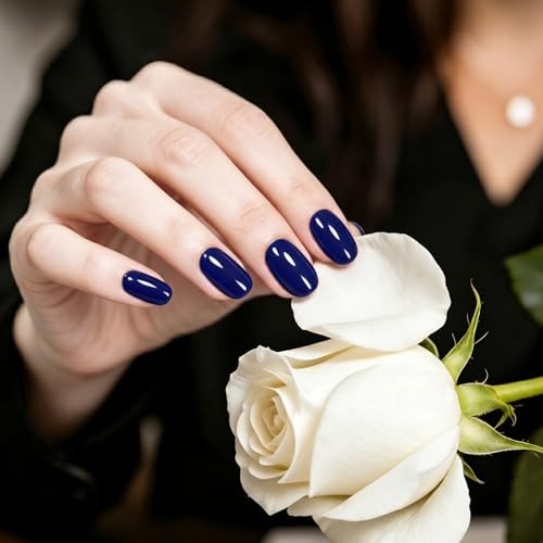Sapphire Gel Nail Strips – Semi Cured – No UV LED Lamp Needed – Sapphire