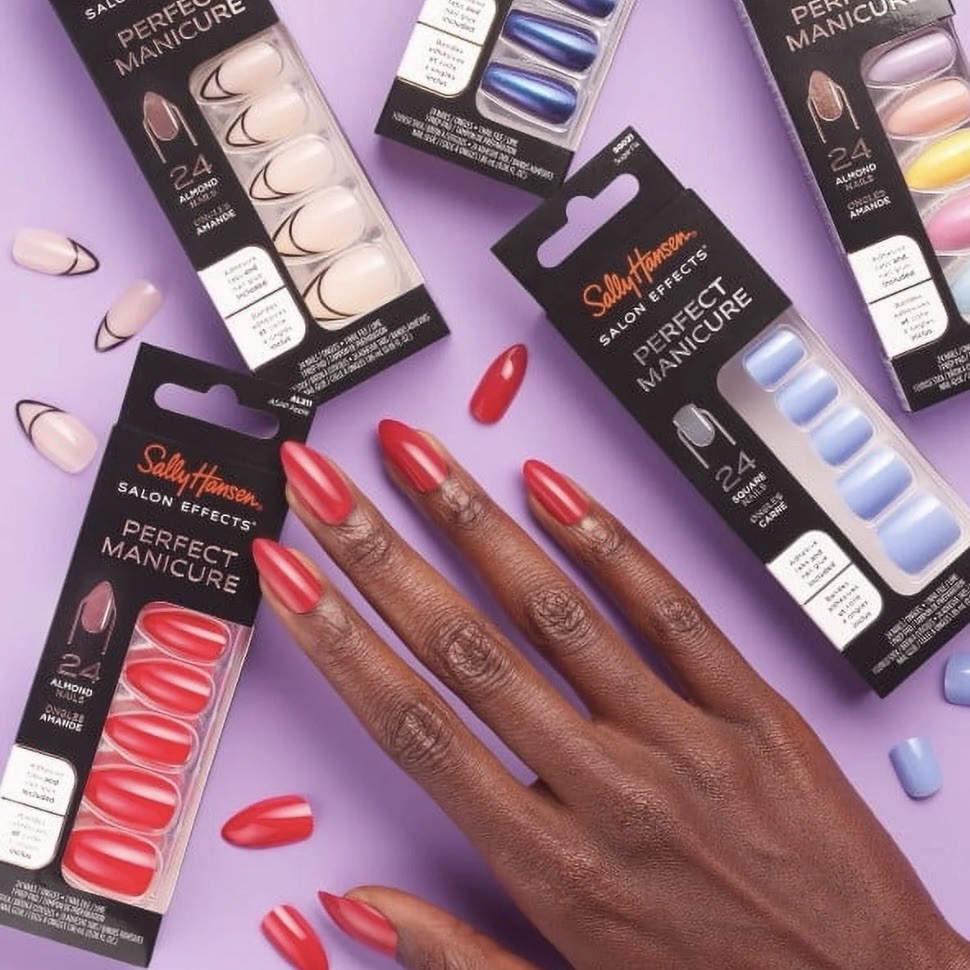 Sally Hansen Salon Effects Perfect Manicure Press on Nails Kit, 24 CT