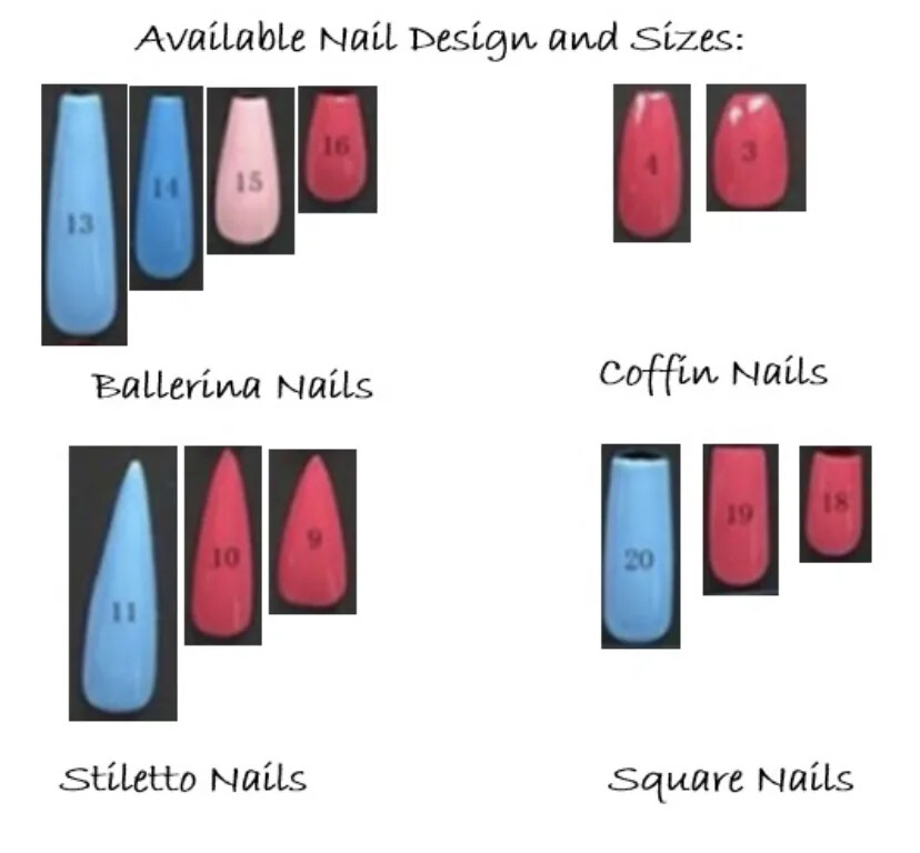 Pink Nail with Rhinestones + Custom Box | Ballerina and Stiletto Combined Nails