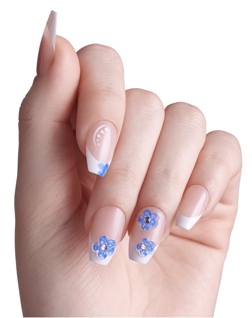 2 PACK Kiss imPRESS No Glue Press-On Nails Pure Ray and Summer Spell.