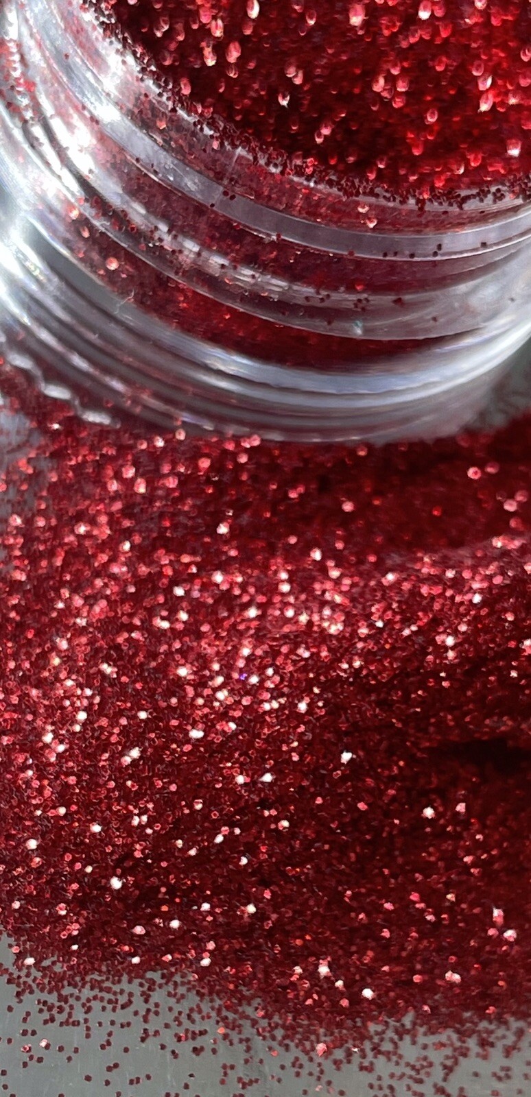 Red Heart Shape Red Pumps Glitter Stack Nails Make-up Color Shifting Glitter
