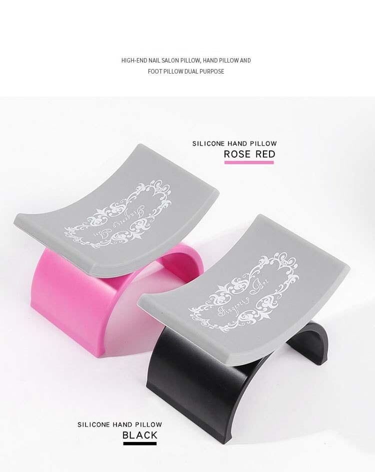 Silicone Manicure Hand Pillow U Shape Cushion Hand Rests Nail Manicure Tools