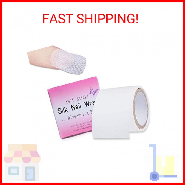 1 Roll Nail Repair Fiberglass Silk Wrap Self Adhesive Anti Damage DIY Strong Pro