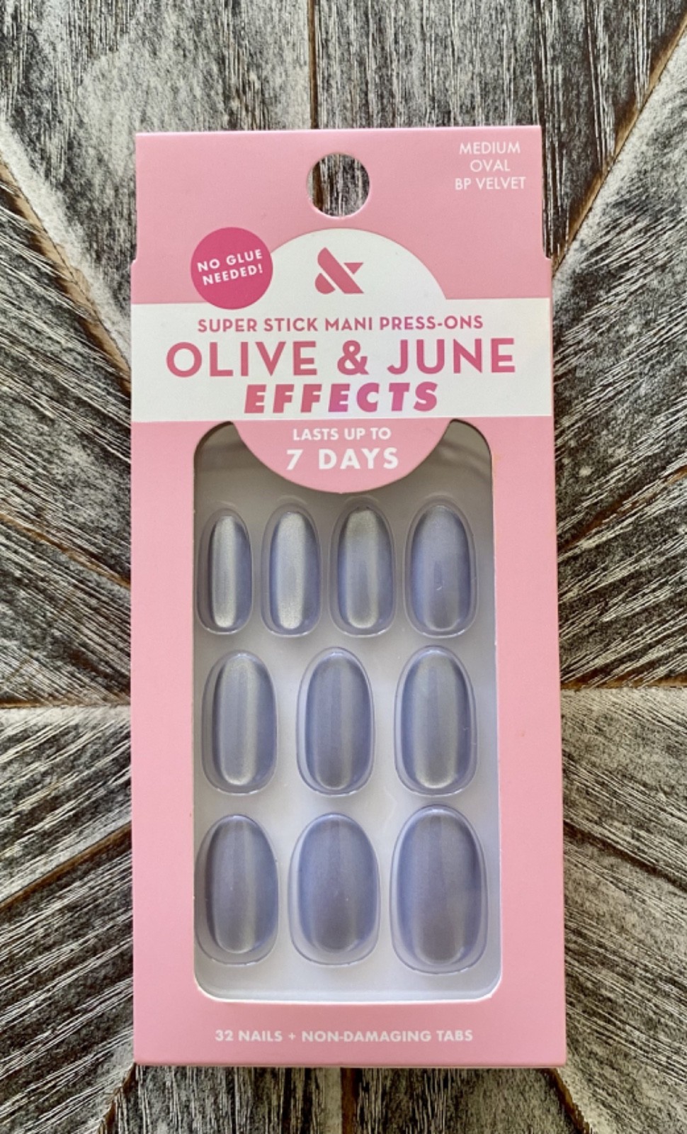 NEW Olive & June Press-On Nails Lot of Three Spring Pastels Chrome FREE SHIPPING