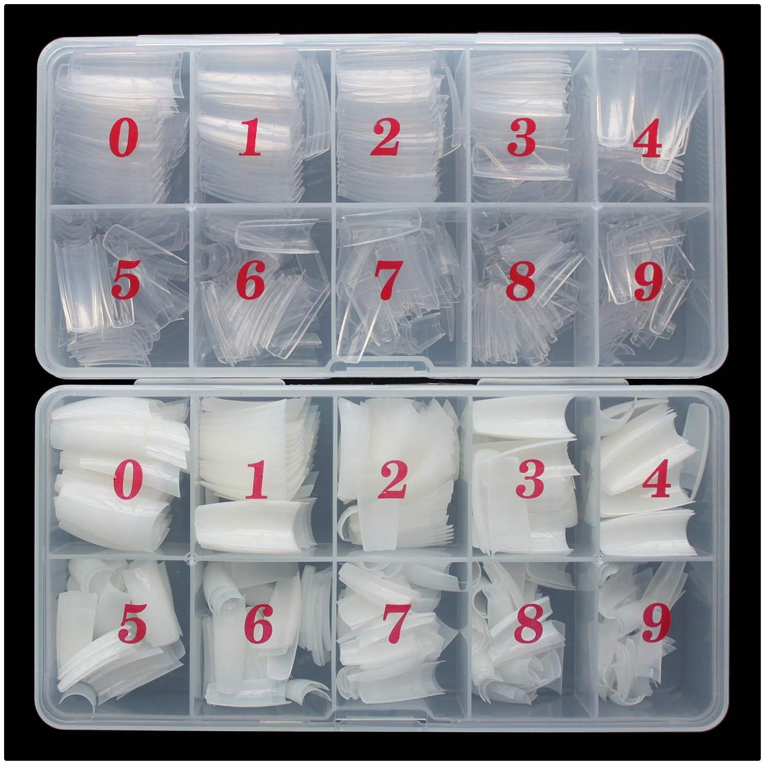 French Acrylic False Nail Tips Set