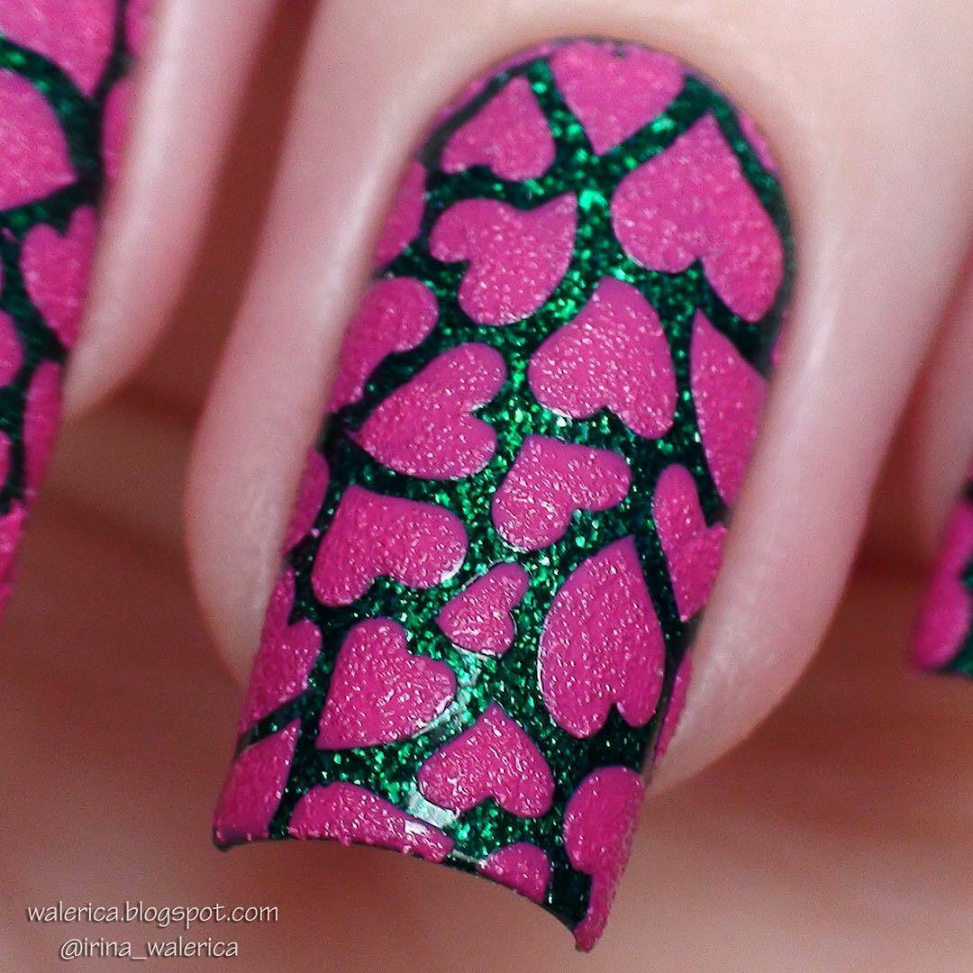 Whats Up Nails Heart stencils for nails, nail stickers, nail art, nail vinyls