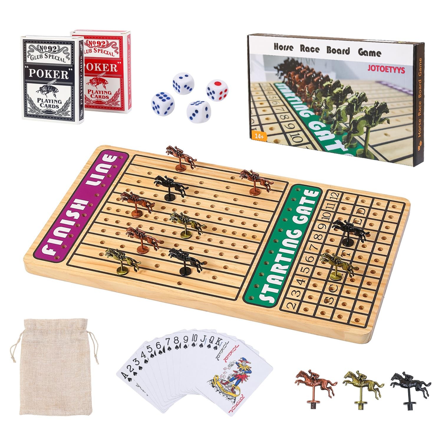 21 in Horse Race 21 Board Game, 21 Game