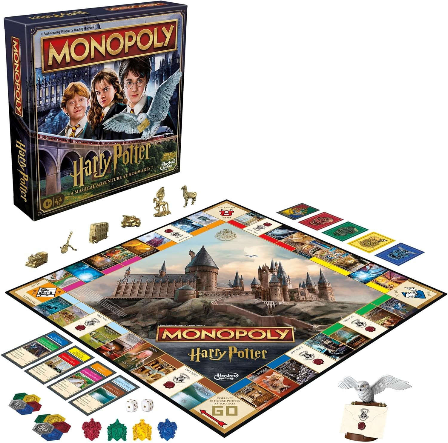 Hasbro Gaming Monopoly Harry Potter Edition Board Game | A Magical Adventure…