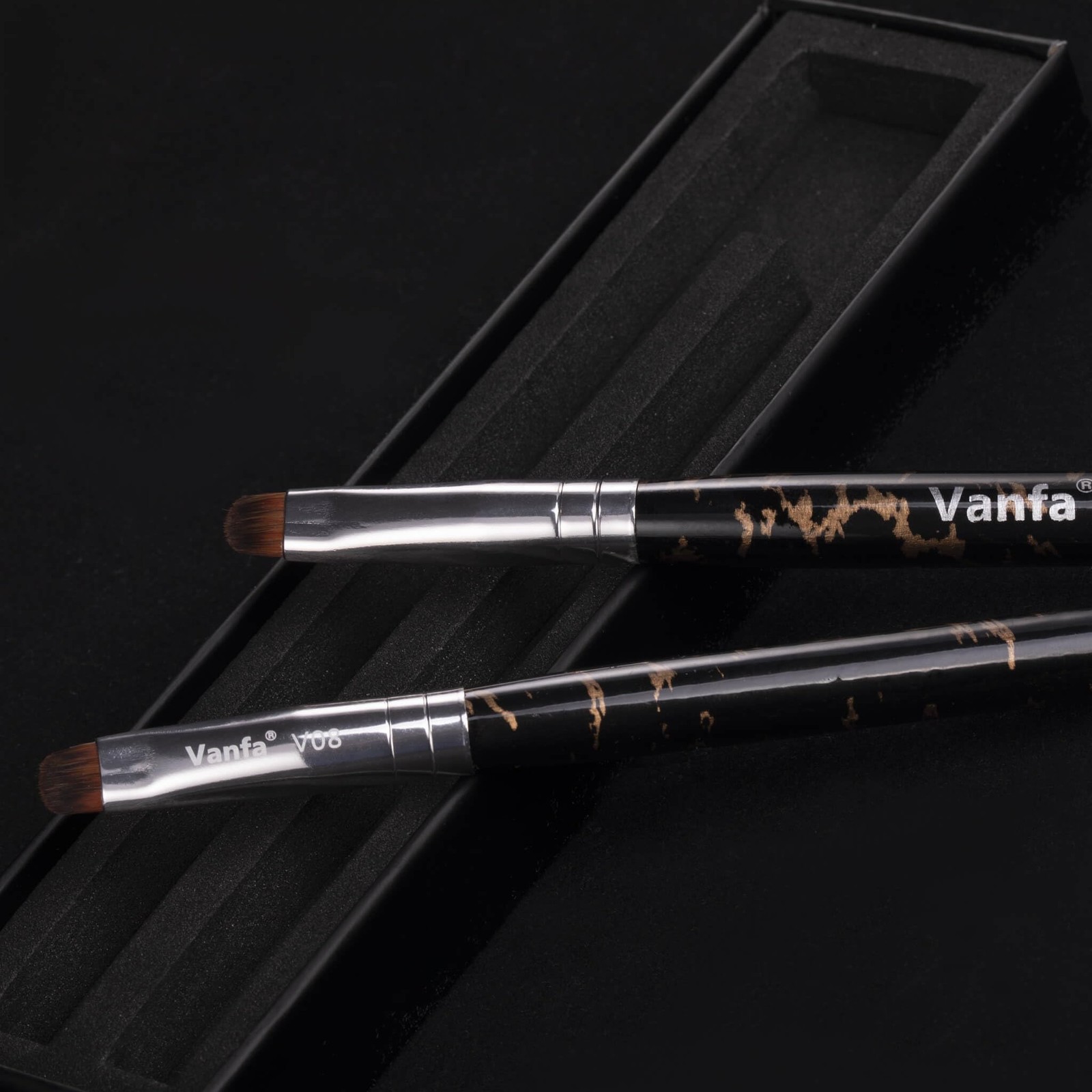 French Brush for Nails, Nail Brush, Clean up brush, Nail Art Brush (V08 – Pac…