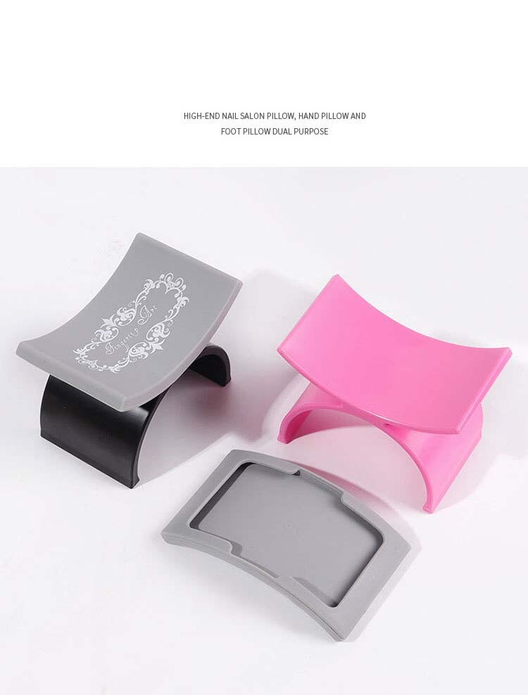 Silicone Manicure Hand Pillow U Shape Cushion Hand Rests Nail Manicure Tools