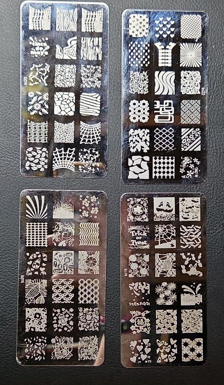 Lot Of 15 Nail Stamping Plates