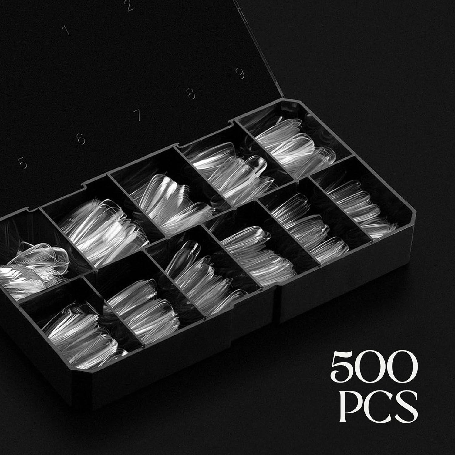 280 Ounce Gel X Nail Tips Pack of 1 Natural Stiletto Easy Application Durable
