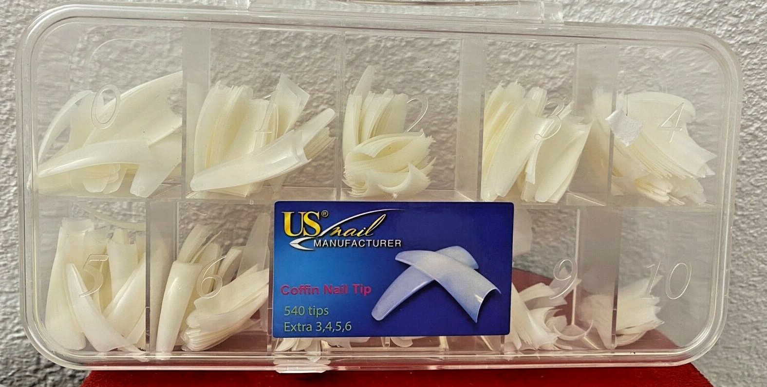 US Nail Manufacturer – Coffin Nail Tips 540 Tips EXTRA 3,4,5,6 Hot Deal 2021
