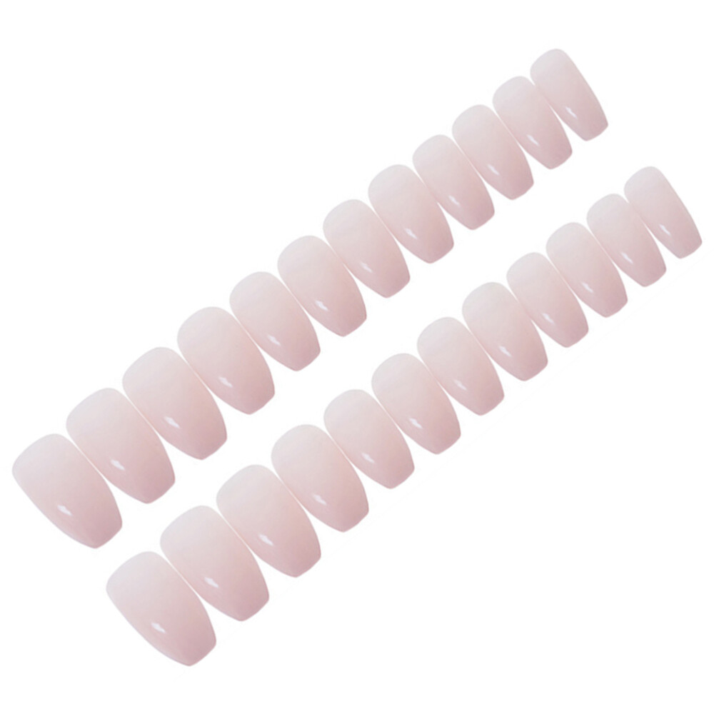 24Pcs False Nails Artificial Fingernails Shiny Fake Decor Piece