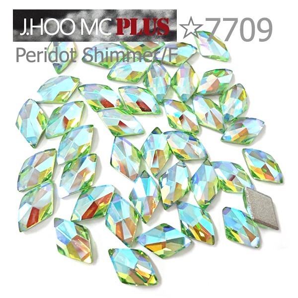 J.HOO Crystal 7709 Rhombus Flat Back Rhinestones 13×8mm Nail Art (6pcs)