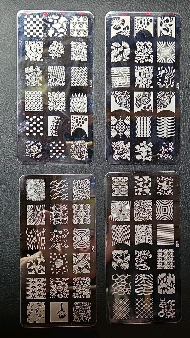 Lot Of 15 Nail Stamping Plates