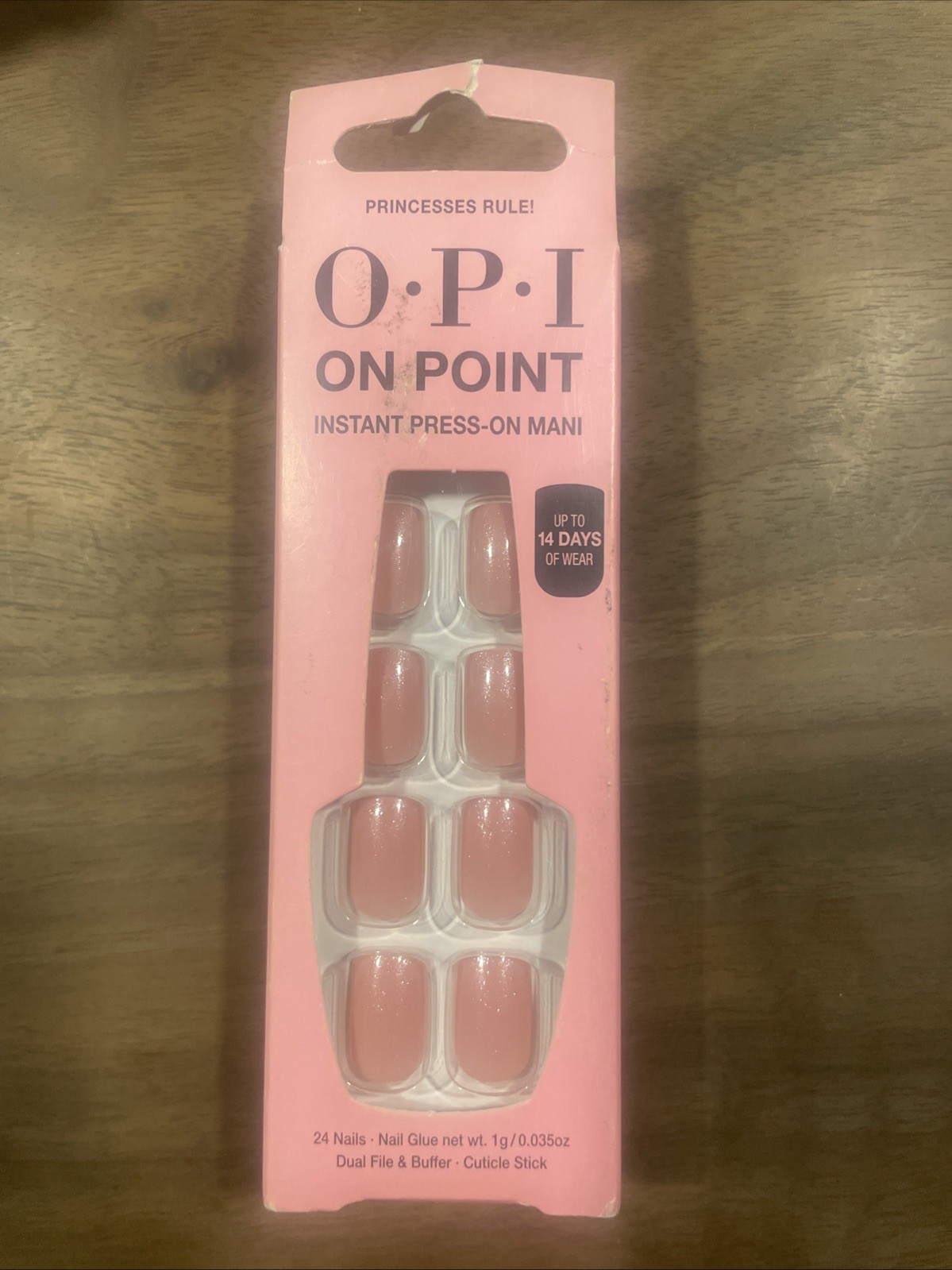 OPI On Point, Instant Press-On Mani, Short Length, Princesses Rule